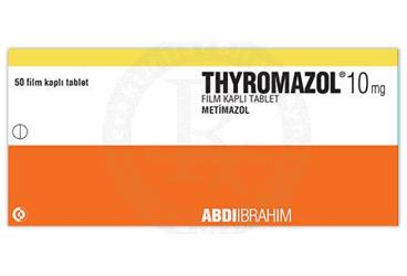 THYROMAZOL 10 MG FİLM KAPLI TABLET, 50 ADET