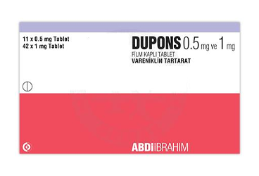 DUPONS 0,5 MG VE 1 MG FİLM KAPLI TABLET, 11 ADET 0,5 MG FİLM KAPLI TABLET + 98 ADET 1 MG FİLM KAPLI TABLET