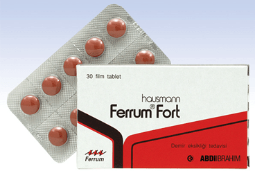 FERRUM HAUSMANN FORT 100 MG/0,35 MG FİLM TABLET, 30 ADET