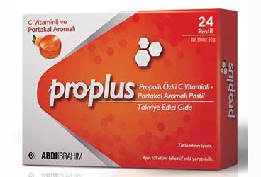 PROPLUS PROPOLISLI C VITAMINLI PORTAKAL AROMALI PASTIL 24 pastil