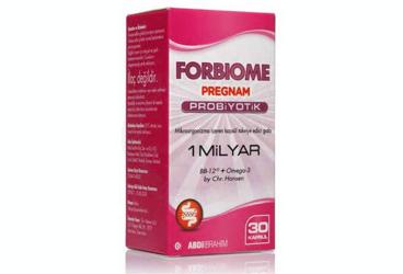 FORBIOME PREGNAM PROBIYOTIK MIKROORGANIZMA ICEREN TAKVIYE EDICI GIDA 30 kapsül