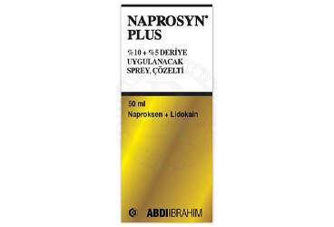 NAPROSYN PLUS %10 + %5 DERİYE UYGULANACAK SPREY, ÇÖZELTİ, 50 ML