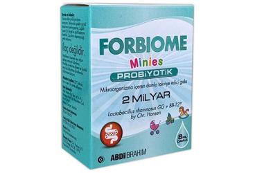 FORBIOME MINIES PROBIYOTIK MIKROORGANIZMA ICEREN TAKVIYE EDICI GIDA 8 ml şişe