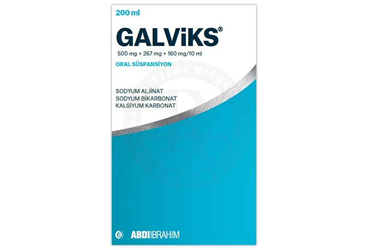 GALVİKS 500 MG + 267 MG + 160MG/10 ML ORAL SÜSPANSİYON, 200 ML