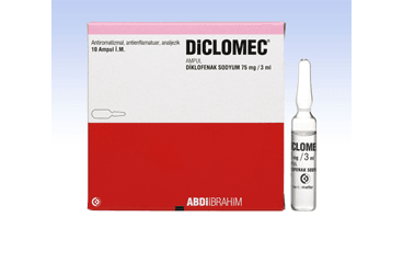 DICLOMEC 75 MG/3 ML IM ENJEKSİYONLUK ÇÖZELTİ İÇEREN AMPUL, 10 ADET