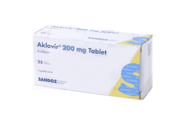 AKLOVIR 200 MG TABLET, 25 ADET