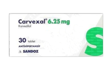 CARVEXAL 6,25 MG TABLET, 30 ADET
