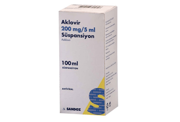 AKLOVIR 200 MG/5 ML SUSPANSIYON, 100 ML