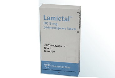 LAMICTAL DC 5 MG COZUNUR/CIGNEME TABLETI, 30 ADET