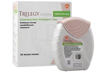 TRELEGY ELLİPTA 100 MCG + 62,5 MCG +25 MCG KULLANIMA HAZIR İNHALASYON TOZU, 30 DOZ