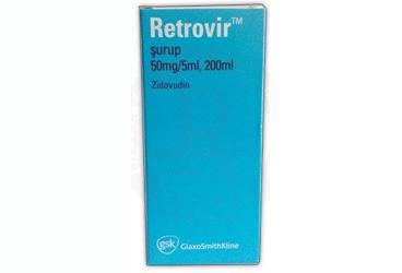 RETROVİR 50 MG/5 ML ŞURUP