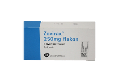 ZOVIRAX 250 MG FLAKON, 5 ADET