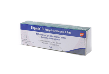 ENGERIX-B PEDIYATRIK 10 MCG/0,5 ML IM ENJEKSİYON İÇİN SÜSPANSİYON İÇEREN KULLANIMA HAZIR ENJEKTOR, 1 DOZ