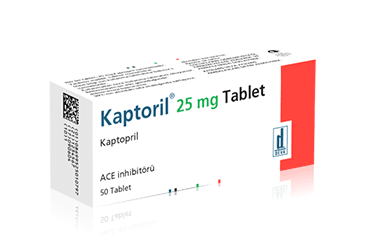 KAPTORIL 25 MG TABLET, 50 TABLET