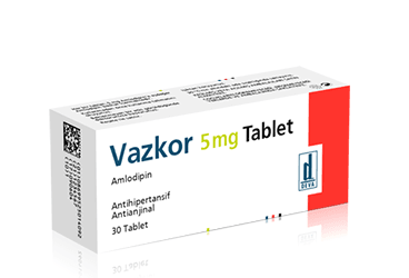 VAZKOR 5 MG TABLET, 30 ADET