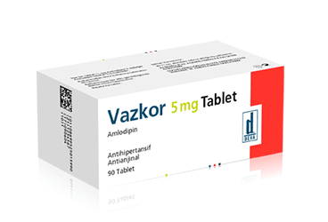 VAZKOR 5 MG TABLET, 90 ADET