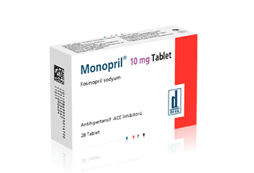 MONOPRIL 10 MG TABLET, 28 ADET