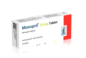 MONOPRIL 20 MG TABLET, 28 ADET