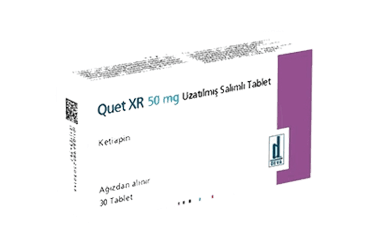 QUET XR 50 MG UZATILMIŞ SALIMLI TABLET, 30 ADET