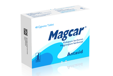 MAGCAR 680 MG/80 MG ÇİĞNEME TABLETİ, 48 ADET