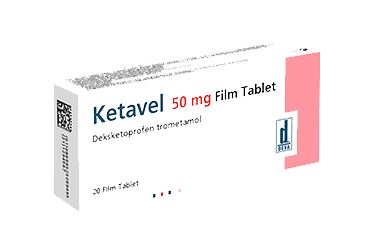 KETAVEL 50 MG FİLM KAPLI TABLET, 30 FİLM KAPLI TABLET)