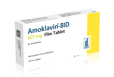 AMOKLAVIN 500 MG/125 MG FILM KAPLI TABLET, 14 ADET