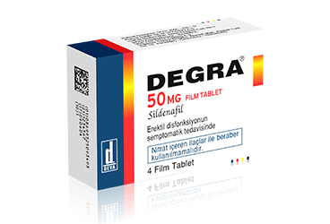 DEGRA 50 MG FILM KAPLI TABLET, 4 ADET