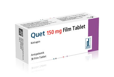 QUET 150 MG FİLM KAPLI TABLET, 30 ADET