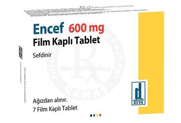 ENCEF 600 MG FİLM KAPLI TABLET, 7 TABLET