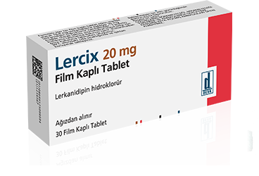 LERCİX 20 MG FİLM KAPLI TABLET, 30 ADET
