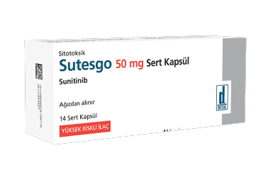 SUTESGO 50 MG SERT KAPSÜL, 14 ADET