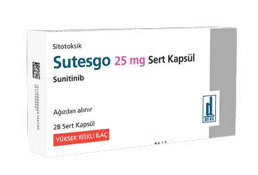 SUTESGO 25 MG SERT KAPSÜL, 28 ADET