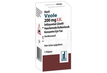 VZOLE 200 MG I.V. İNFÜZYONLUK ÇÖZELTİ HAZIRLAMADA KULLANILACAK KONSANTRE İÇİN TOZ, 1 ADET