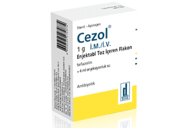 Cezol 1 g IM/IV Enjeksiyonluk Çözelti Hazırlamak İçin Toz ve Çözücü