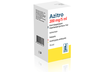 AZITRO 200 MG/5 ML ORAL SÜSPANSİYON HAZIRLAMAK İÇİN KURU TOZ, 15 ML