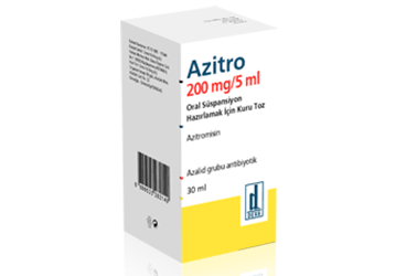 AZITRO 200 MG/5 ML ORAL SÜSPANSİYON HAZIRLAMAK İÇİN KURU TOZ, 30 ML