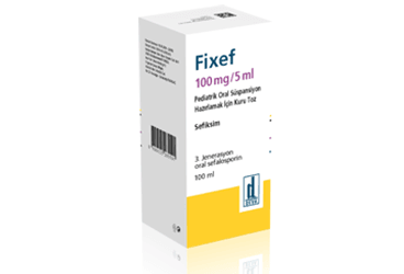 FIXEF 100 MG/5 ML PEDIATRIK ORAL SUSPANSIYON HAZIRLAMAK İÇİN KURU TOZ, 100 ML