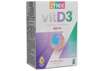 ZYNDE VITD3 SPREY/DAMLA TAKVIYE EDICI GIDA 400 IU 5 ml