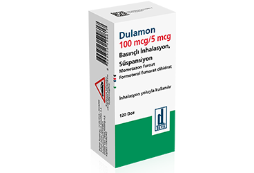 DULAMON 100 MCG/5 MCG BASINÇLI İNHALASYON, SÜSPANSİYON, 120 DOZ