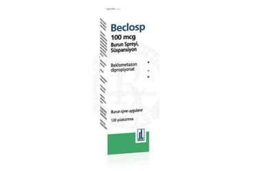 BECLOSP 100 MCG BURUN SPREYİ, SÜSPANSİYON, 120 DOZ