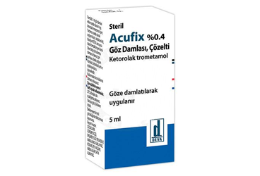 ACUFİX % 0,4 GÖZ DAMLASI, ÇÖZELTİ