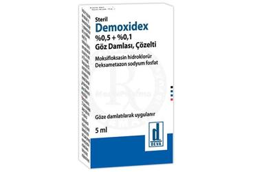 DEMOXİDEX %0.5+%0.1 GÖZ DAMLASI, ÇÖZELTİ , 1 ADET