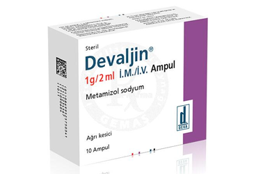 DEVALJİN 1 G/2 ML I.M./I.V. ENJEKSİYONLUK ÇÖZELTİ İÇEREN AMPUL 10 AMPUL