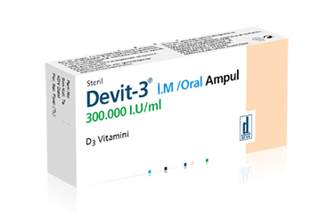 DEVİT-3 300.000 I.U. /ML I.M. ÇÖZELTİ İÇEREN AMPUL, 1 AMPUL