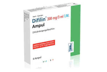DIFILIN 300 MG/ 3 ML I.M. ENJEKSİYONLUK ÇÖZELTİ, 6 AMPUL