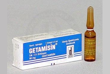Getamisin 80 mg/2 mL IM/IV Enjeksiyonluk Çözelti, 1 AMPUL