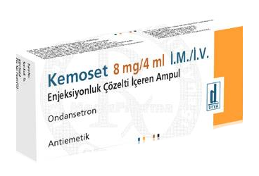 KEMOSET 8 MG/4 ML IM/IV ENJEKSIYONLUK COZELTI ICEREN AMPUL, 5 ADET