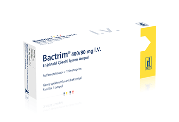 BACTRIM 400 MG/80 MG I.V. ENJEKSİYONLUK ÇÖZELTİ İÇEREN AMPUL,1 ADET
