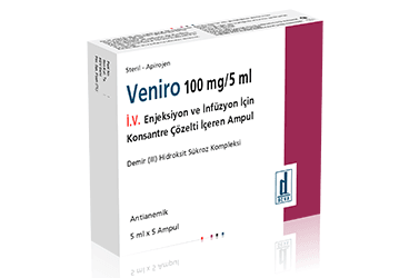 VENİRO 100 MG/5 ML I.V. ENJEKSİYON VE İNFÜZYON İÇİN KONSANTRE ÇÖZELTİ İÇEREN AMPUL, 5 ADET