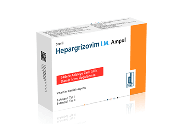 HEPARGRİZOVİM I.M. ENJEKSİYONLUK ÇÖZELTİ İÇERENAMPUL (1 ML VE 2 ML) X 6 AMPUL